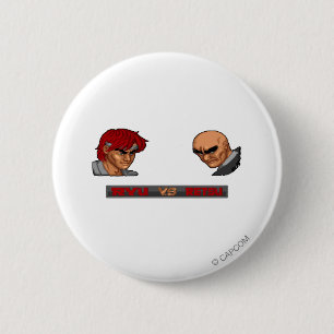 Ryu Vs Retsu 2 Inch Round Button