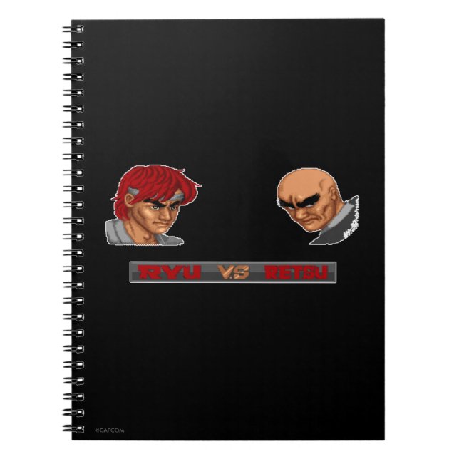 Ryu Vs Retsu 2 Notebook (Front)