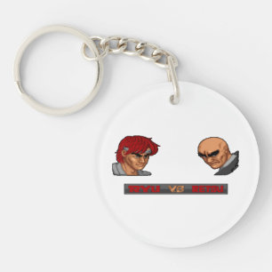 Ryu Vs Retsu Keychain