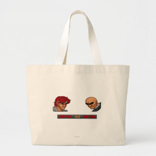 Ryu Vs Retsu Large Tote Bag