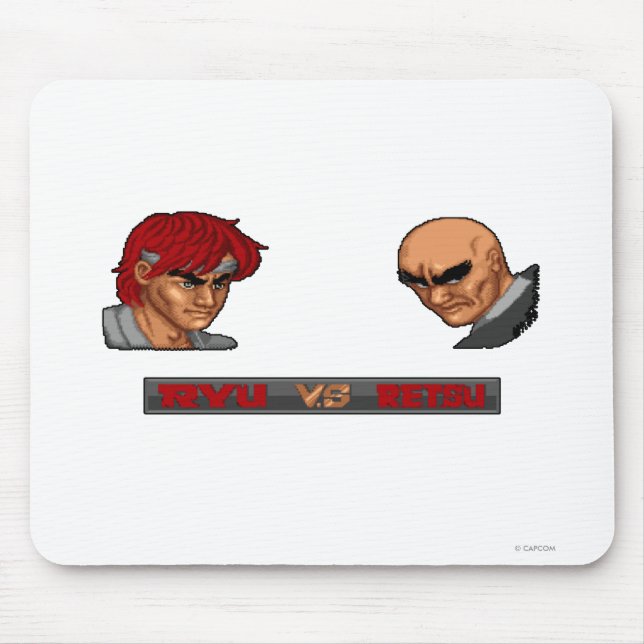 Ryu Vs Retsu Mouse Pad (Front)