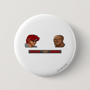 Ryu Vs Sagat 2 Inch Round Button