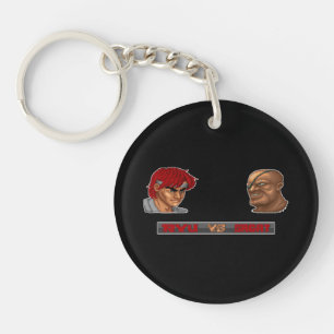 Ryu Vs Sagat 2 Keychain