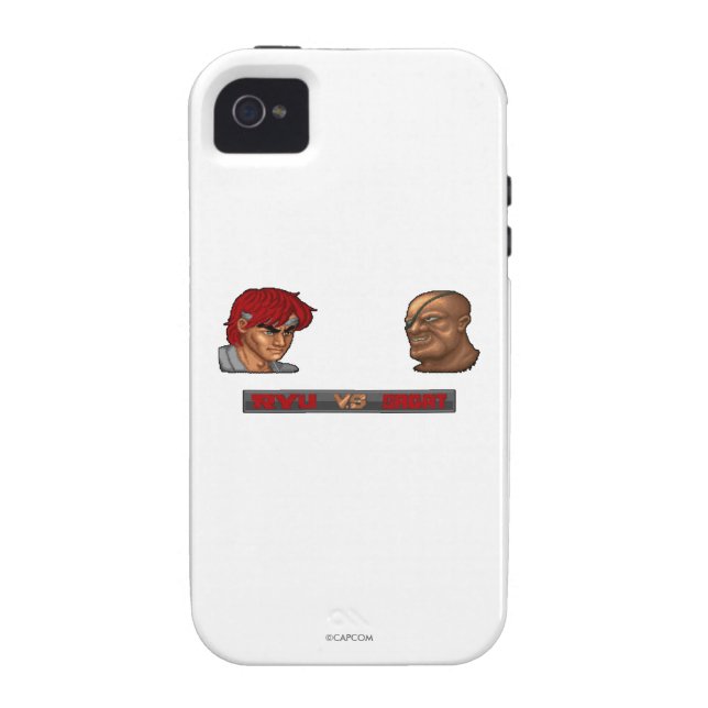 Ryu Vs Sagat Case-Mate iPhone Case (Back)