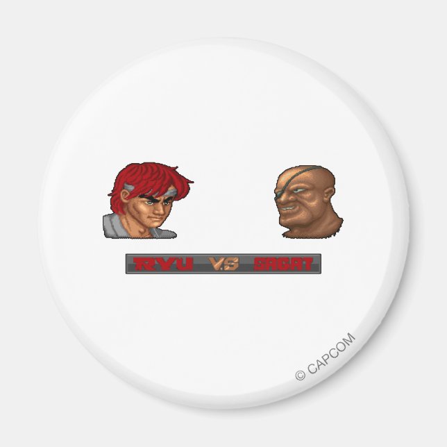 Ryu Vs Sagat Magnet (Front)