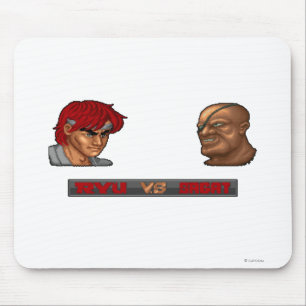 Ryu Vs Sagat Mouse Pad