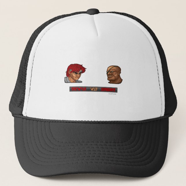 Ryu Vs Sagat Trucker Hat (Front)