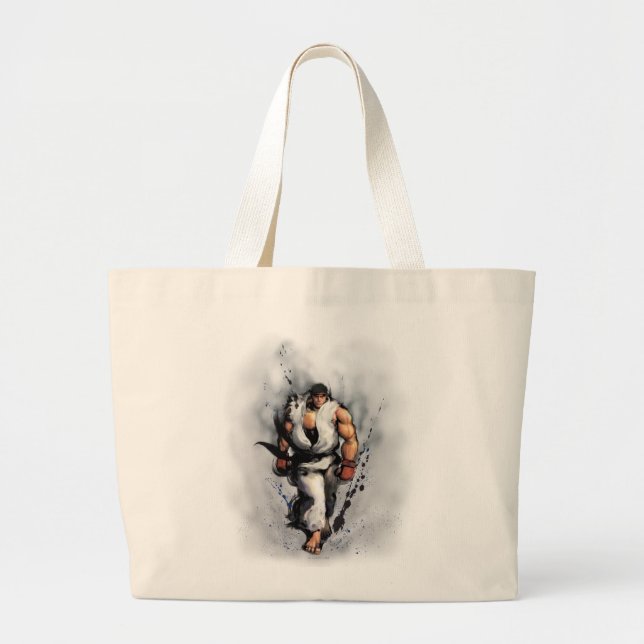 Ryu Walking Large Tote Bag (Front)