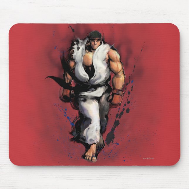 Ryu Walking Mouse Pad (Front)