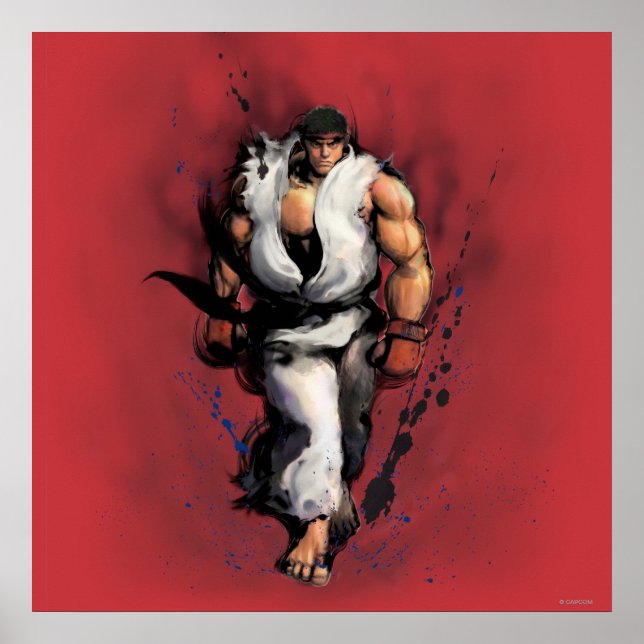 Ryu Walking Poster (Front)