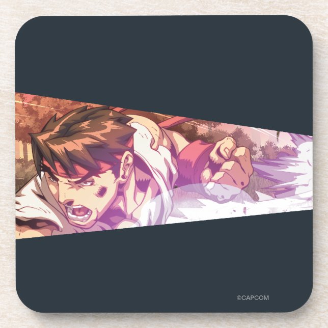 Ryu Wide Action Shot Coaster (Front)