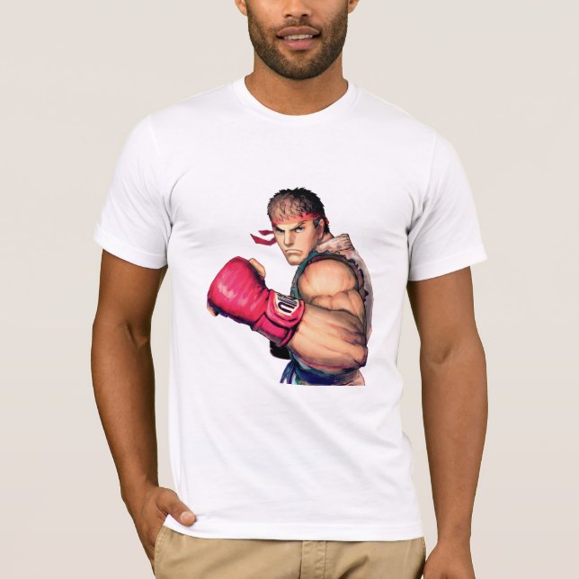 Ryu with Fist Raised T-Shirt (Front)