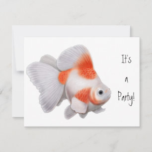 Ryukin Goldfish Invitation