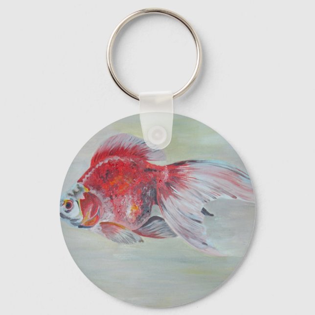 Ryukin Goldfish Keychain (Front)