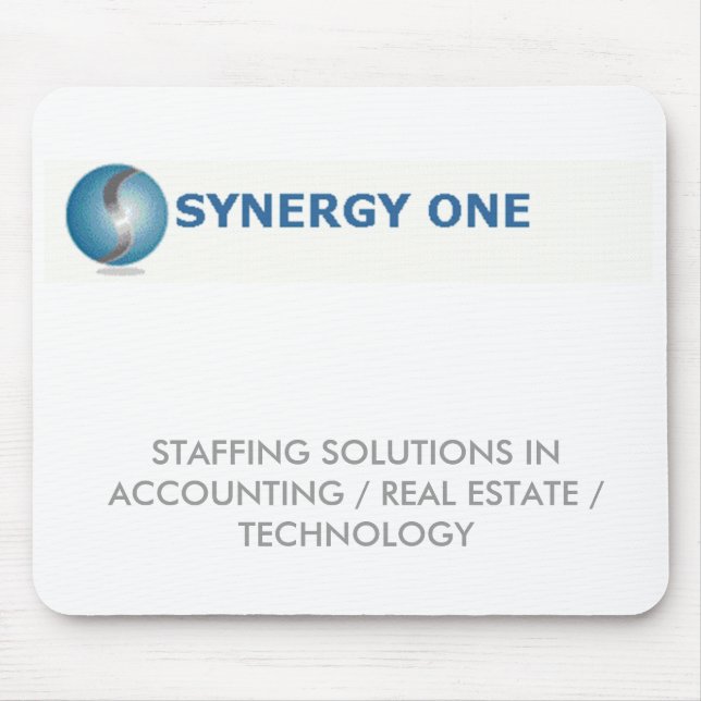 S1 LOG MOUSE, STAFFING SOLUTIONS IN ACCOUNTING ... MOUSE PAD (Front)