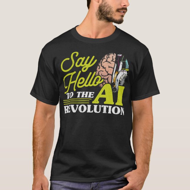 S2 Artificial Intelligence AI (13) T-Shirt (Front)