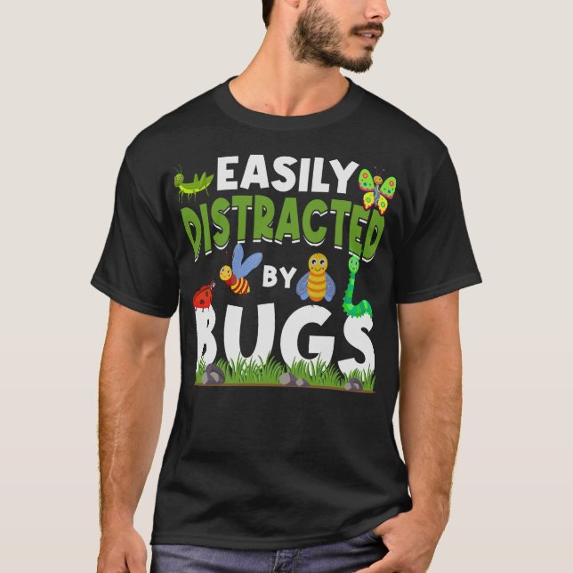 S2 Bug Collecting Insect Insects Bugs (2) T-Shirt (Front)