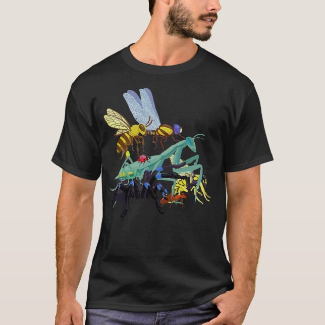 S2 Bug Collecting Insect Insects Bugs (53) T-Shirt (Front)