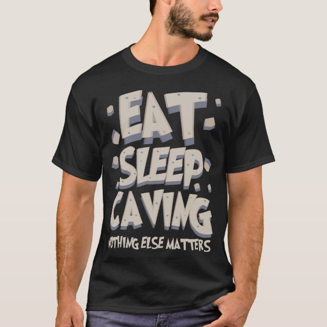 S2 Caving Caver Spelunking Speleology (33) T-Shirt (Front)