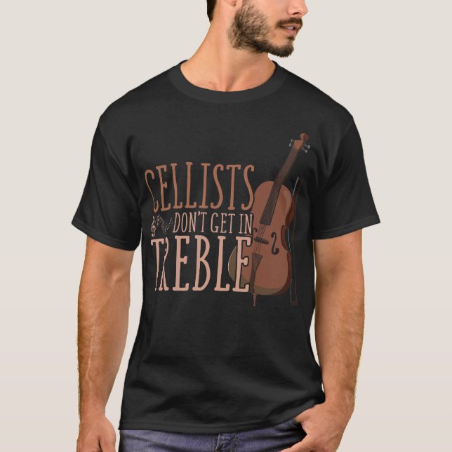 S2 Cello Cellist Cellin (5) T-Shirt (Front)