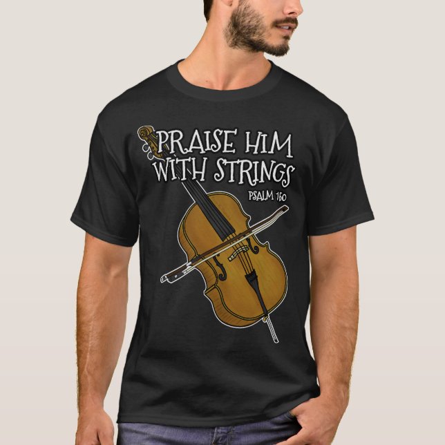 S2 Cello Cellist Cellin (74) T-Shirt (Front)