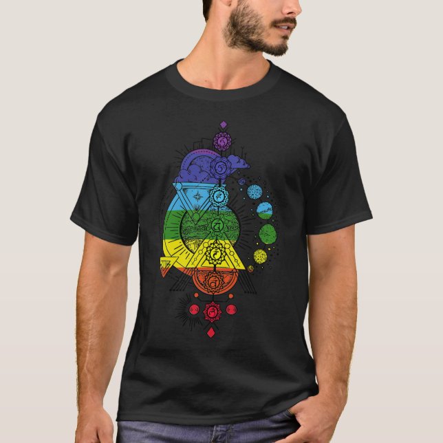 S2 Chakra Chakras Meditate Meditation (30) T-Shirt (Front)