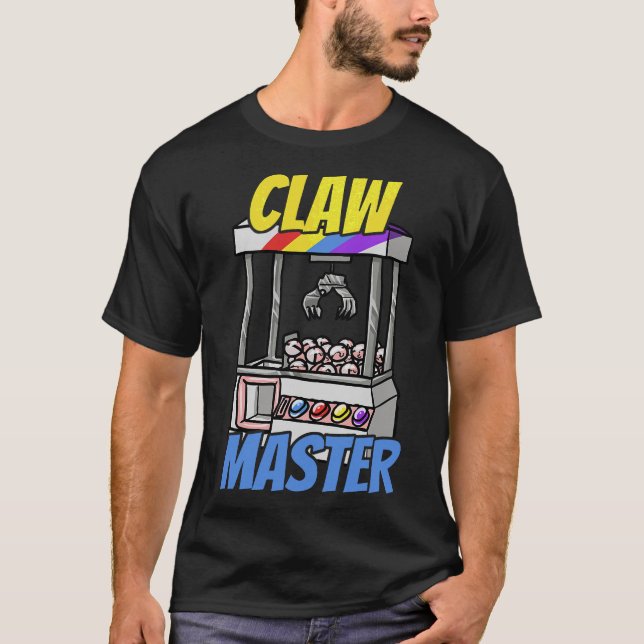 S2 Claw Machine Crane Arcade Plush Grabber (1) T-Shirt (Front)