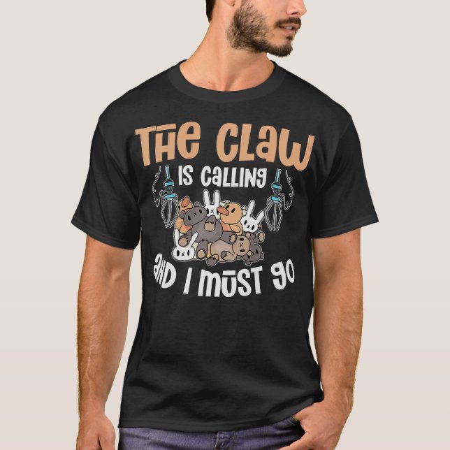 S2 Claw Machine Crane Arcade Plush Grabber (47) T-Shirt (Front)