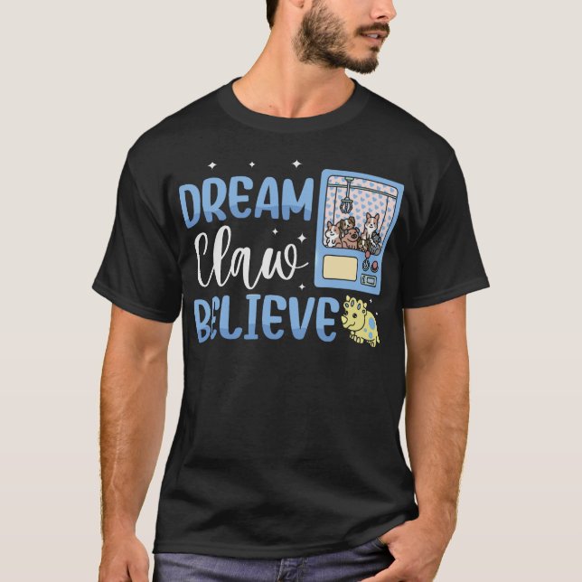 S2 Claw Machine Crane Arcade Plush Grabber (83) T-Shirt (Front)