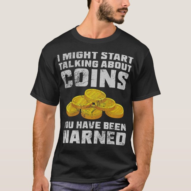 S2 Coin Collecting Coins (28) T-Shirt (Front)