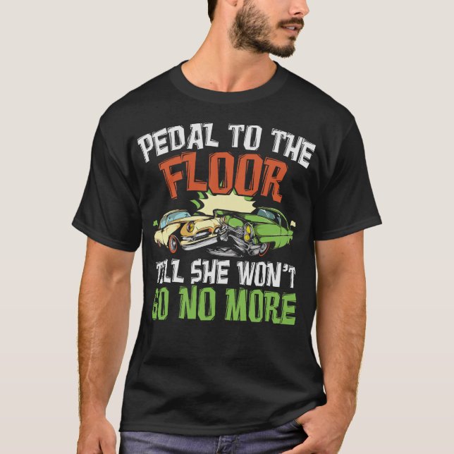 S2 Demolition Derby Smashing Cars (77) T-Shirt (Front)