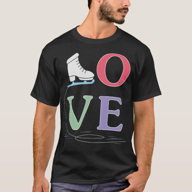 S2 Figure Skating Skate Figure Skater (17) T-Shirt (Front)