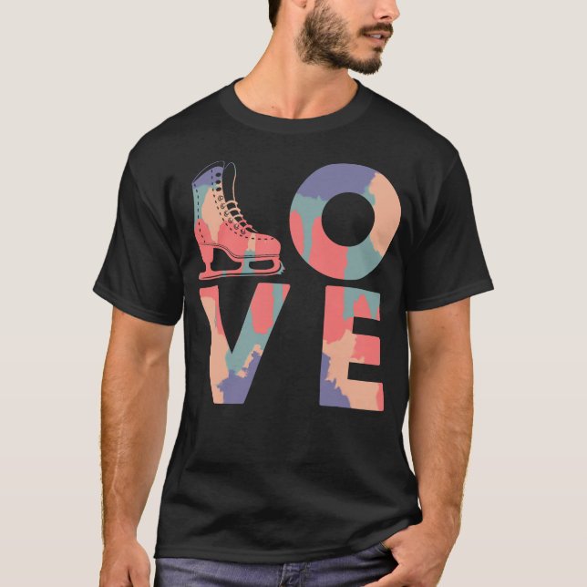 S2 Figure Skating Skate Figure Skater (38) T-Shirt (Front)