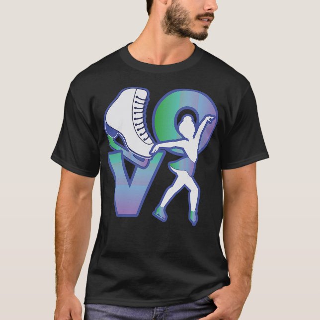 S2 Figure Skating Skate Figure Skater (60) T-Shirt (Front)