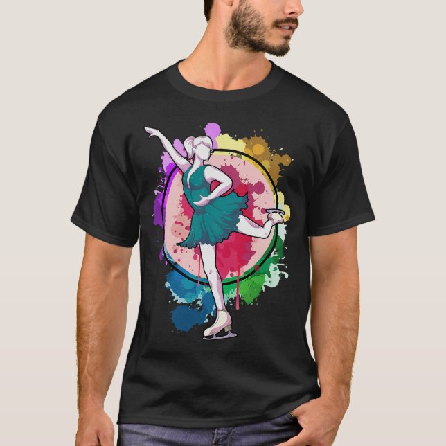 S2 Figure Skating Skate Figure Skater (80) T-Shirt (Front)