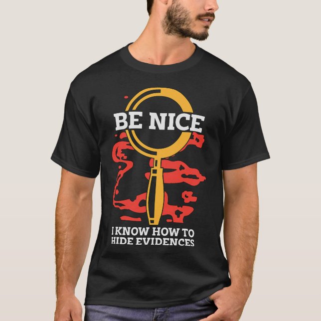 S2 Forensic Science Scientist Forensics  (142) T-Shirt (Front)