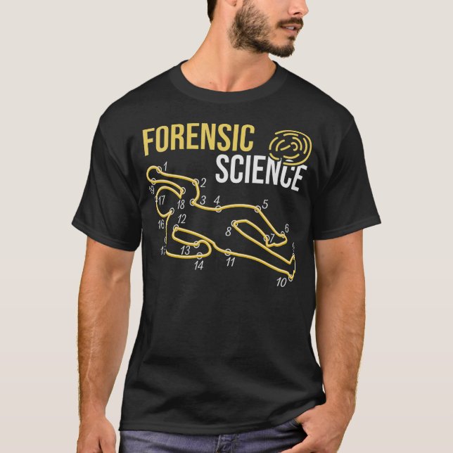 S2 Forensic Science Scientist Forensics  (176) T-Shirt (Front)