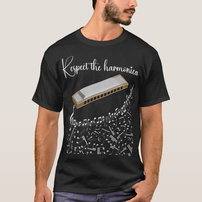 S2 Harmonica Mouth Organ (34) T-Shirt (Front)