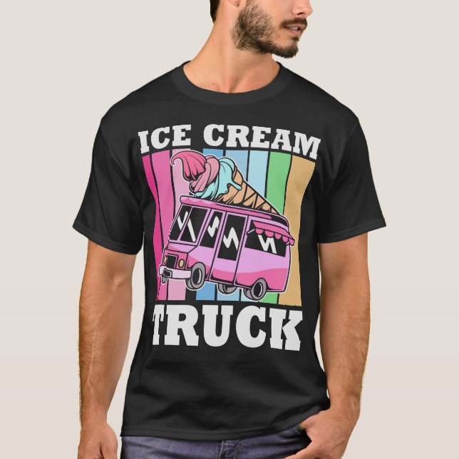 S2 Ice Cream Truck Trucks (123) T-Shirt (Front)