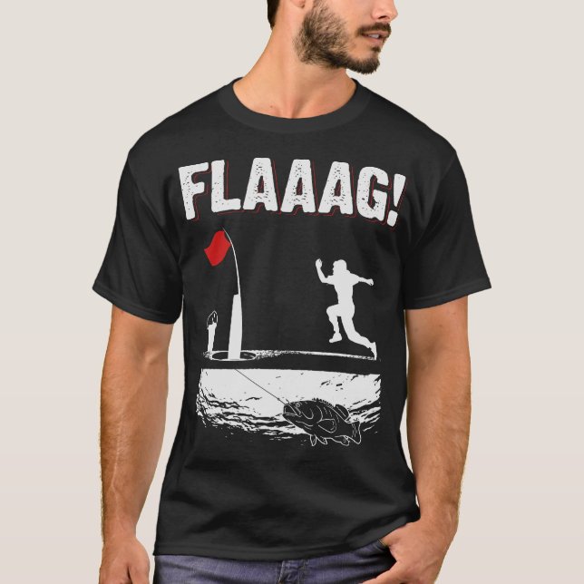 S2 Ice Fishing Ice Fisher Ice Fisherman (46) T-Shirt (Front)