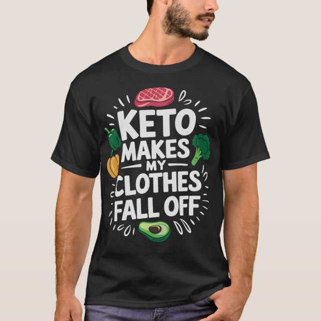 S2 Keto Diet Ketogenic Ketone Ketosis (96) T-Shirt (Front)