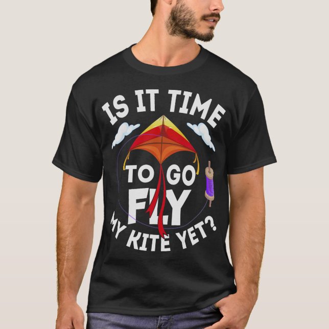 S2 Kite Flying Fly Kites (60) T-Shirt (Front)