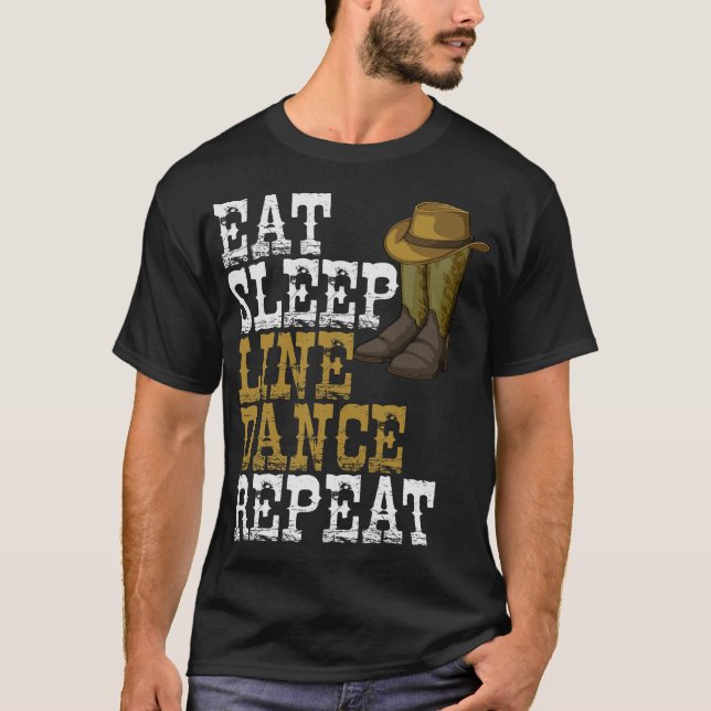 S2 Line Dancing Line Dance Line Dancer (138) T-Shirt (Front)