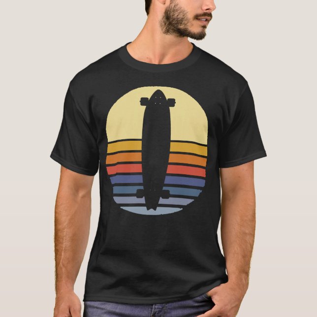 S2 Longboarding Longboard Longboarder (1) T-Shirt (Front)