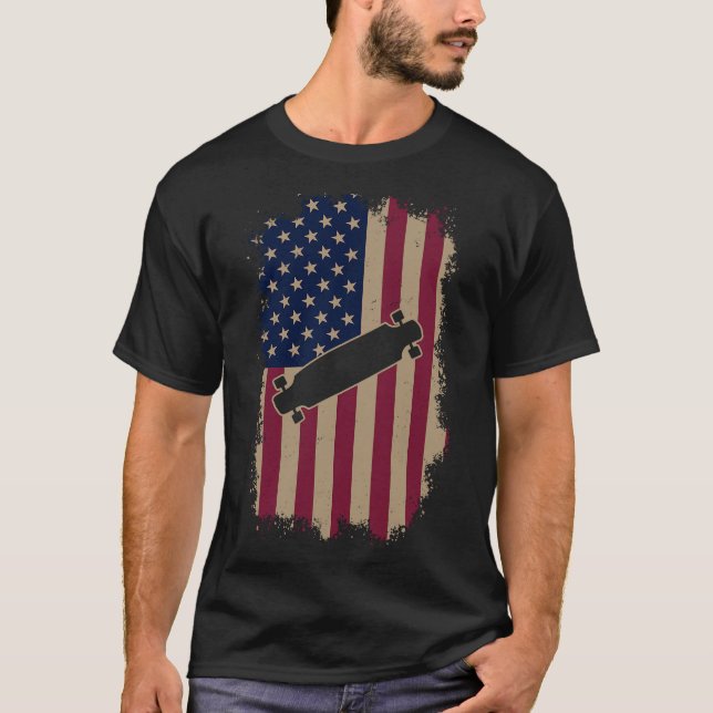 S2 Longboarding Longboard Longboarder (31) T-Shirt (Front)