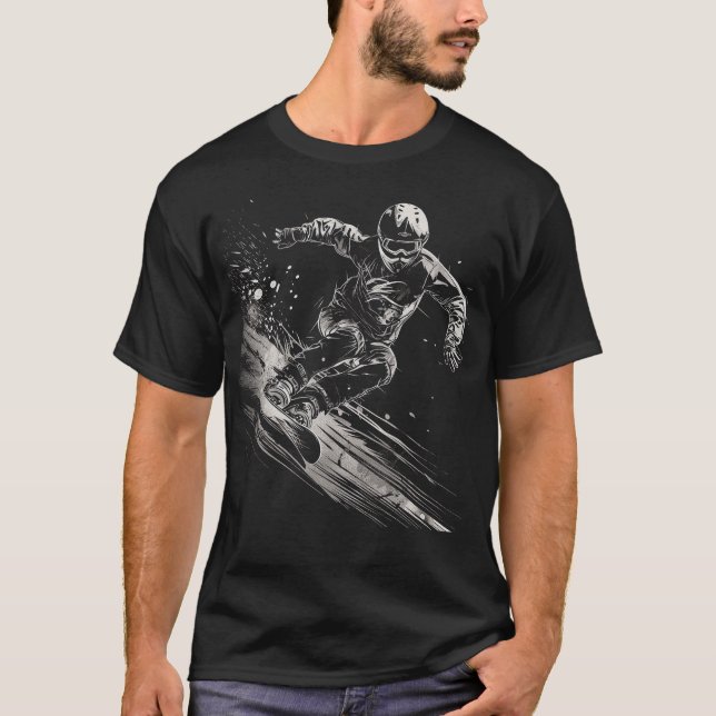 S2 Longboarding Longboard Longboarder (37) T-Shirt (Front)