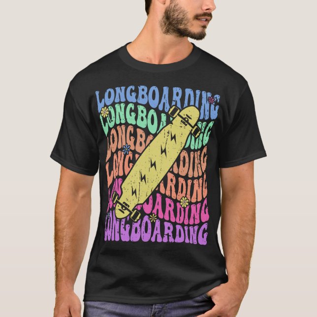 S2 Longboarding Longboard Longboarder (96) T-Shirt (Front)