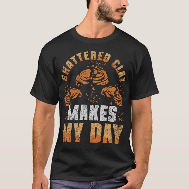 S2 Trapshooting Trap Shooting Clay Target (32) T-Shirt (Front)