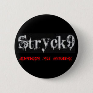 S9logo, RETURN TO SENDER 2 Inch Round Button