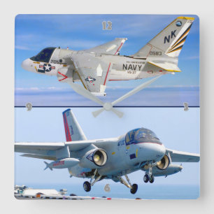 S-3 VIKING SQUARE WALL CLOCK